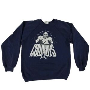 Vintage Dallas Cowboys Youth Sweater Size Large On Hanes Activewear Tag